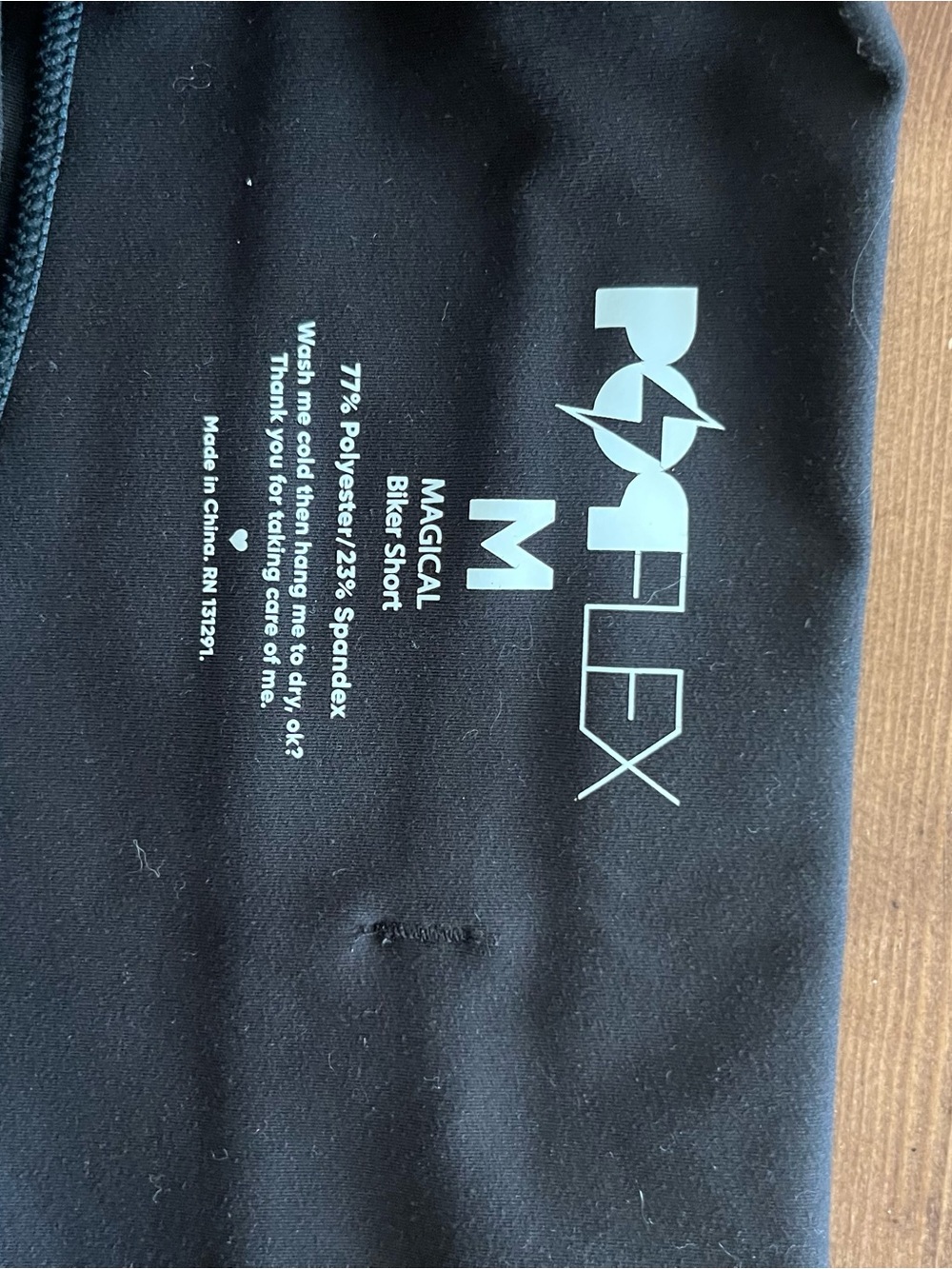 POPFLEX Black Bike Shorts and Yoga Pants Set of 3 - Picture 3 of 11